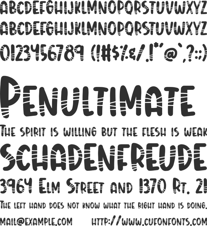 Mister Rocky font preview