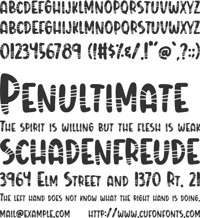 Mister Rocky font preview
