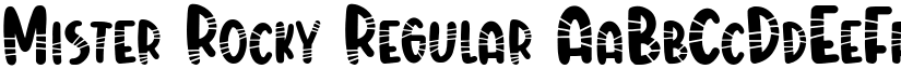Mister Rocky Regular font