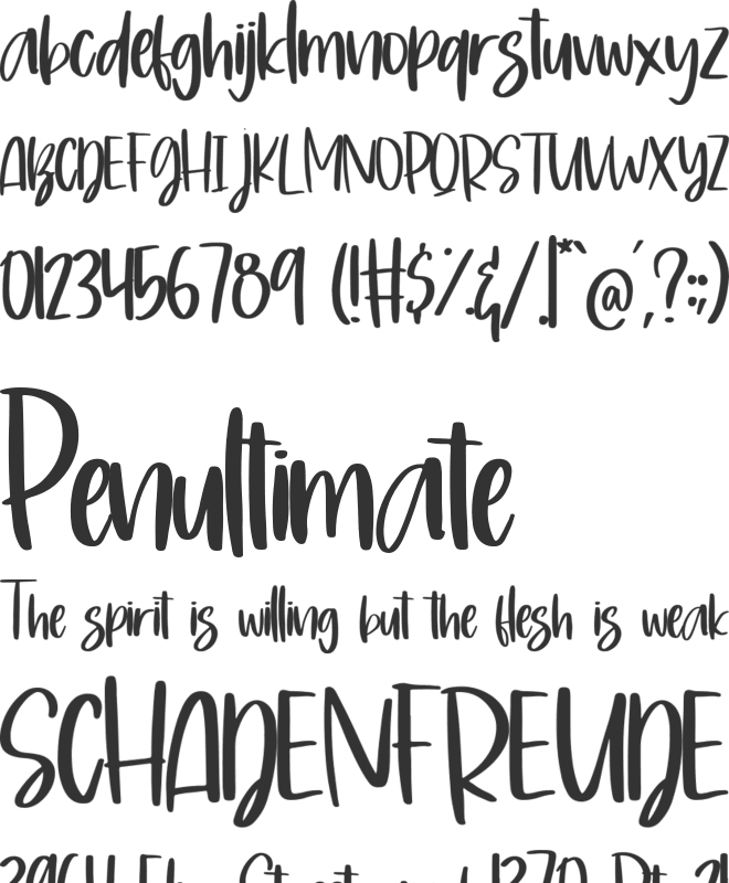 Sunday Beach font preview