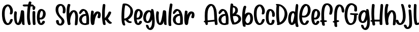 Cutie Shark Regular font