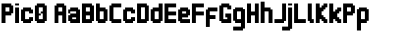 Pic0 font