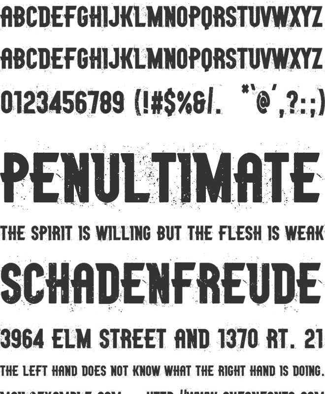 Sun Beach Hotel font preview