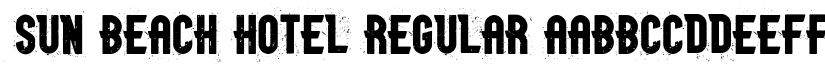 Sun Beach Hotel font download