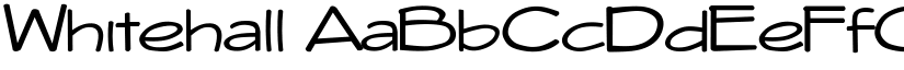 Whitehall font
