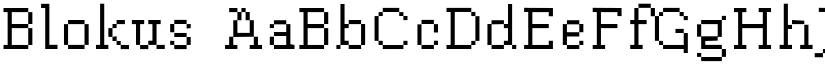 Blokus font