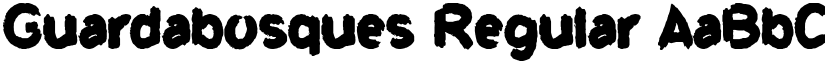 Guardabosques Regular font