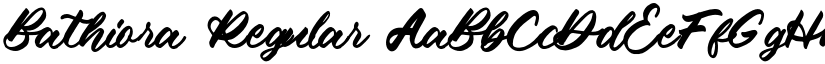 Bathiora font download