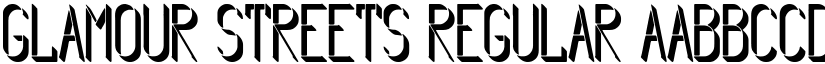 Glamour Streets Regular font