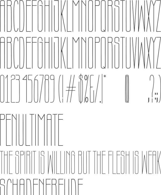 Marvelos font preview