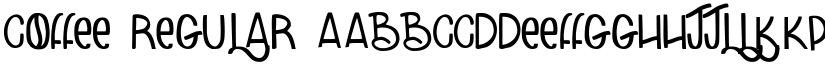 Coffee Regular font