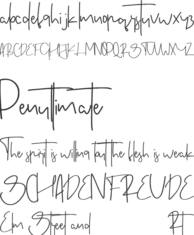 Christian Anderson font preview