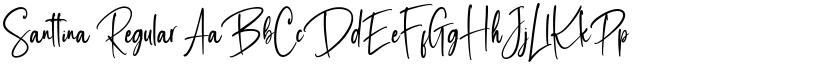 Santtina Regular font
