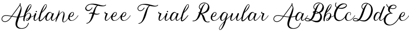 Abilane Free Trial font download
