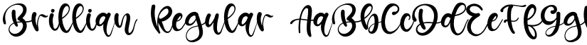 Brillian Regular font