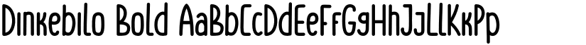 Dinkebilo Bold font