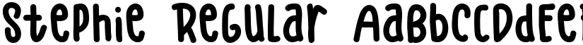 Stephie Regular font