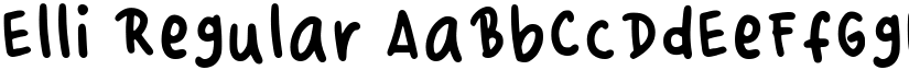 Elli Regular font
