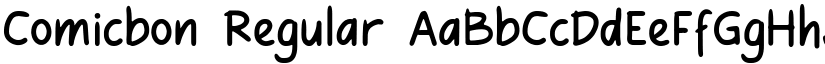 Comicbon Regular font