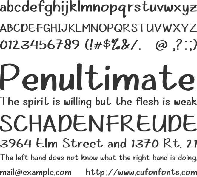 Santay Ajah font preview