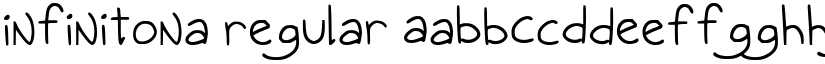 Infinitona Regular font