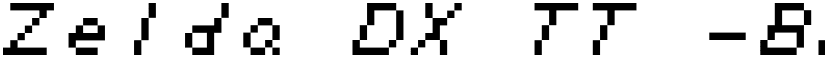 Zelda DX TT -BRK- font
