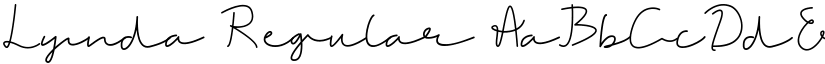 Lynda Regular font