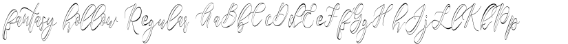 fantasy hollow Regular font