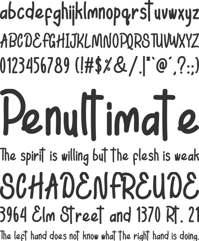 Elyn Alina font preview