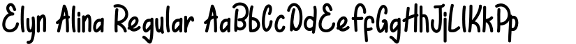 Elyn Alina Regular font