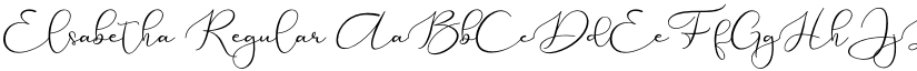 Elsabetha Regular font