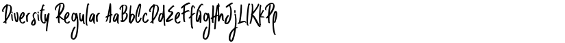 Diversity Regular font
