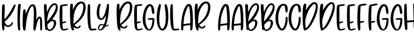 Kimberly Regular font