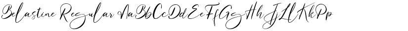 Belastine Regular font