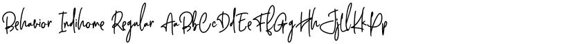 Behavior Indihome Regular font