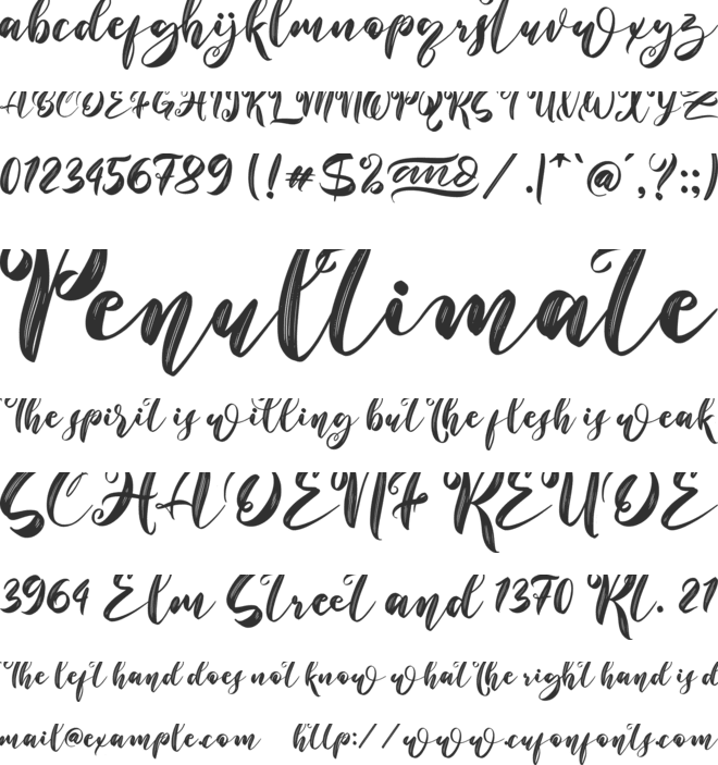 Baby Sunshine font preview