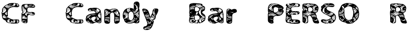 CF Candy Bar PERSO Regular font