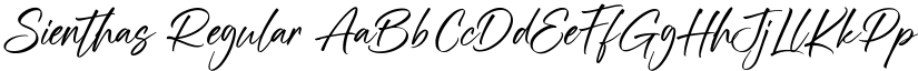 Sienthas Regular font