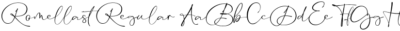 Romellast Regular font