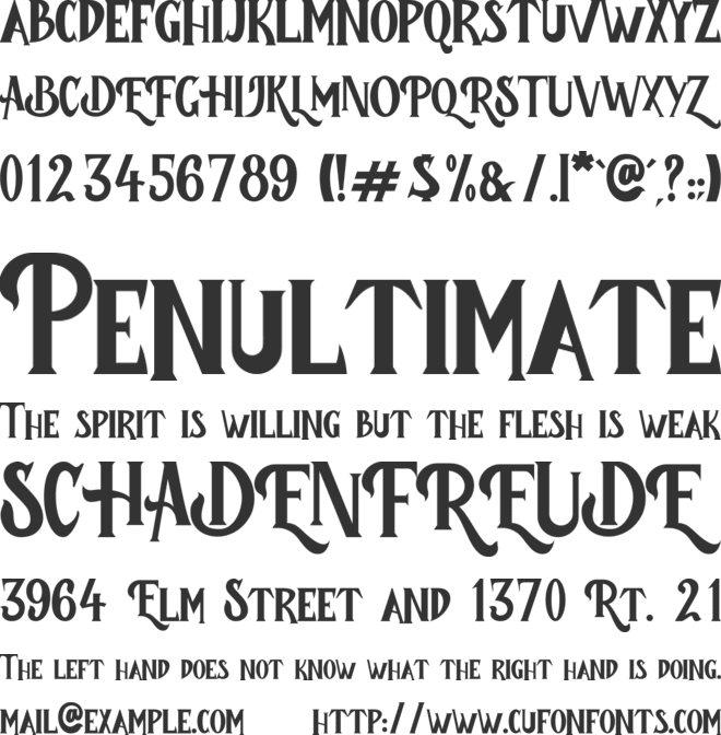Child Witch font preview