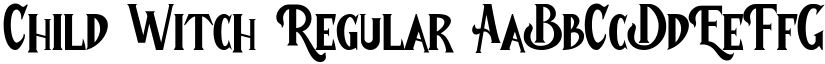 Child Witch Regular font