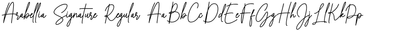 Arabellia Signature Regular font