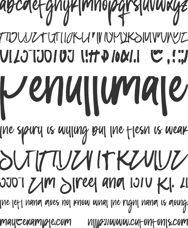 South Australia font preview