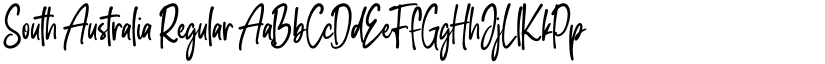 South Australia Regular font