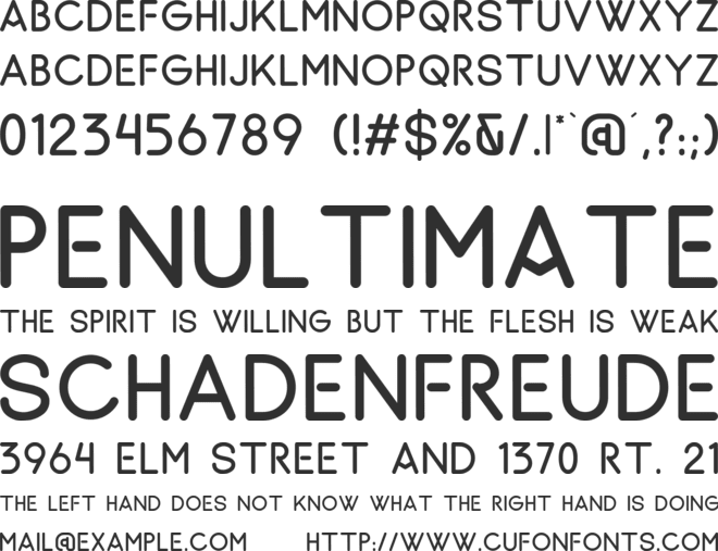 newmarks font preview