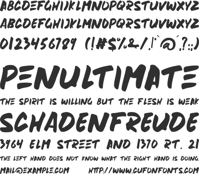beandisplay font preview
