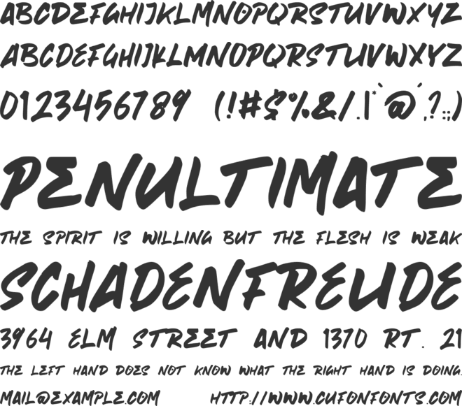 blackrio font preview