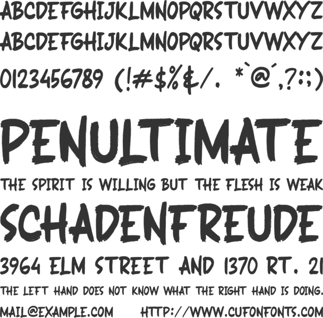 BLASTERAN font preview