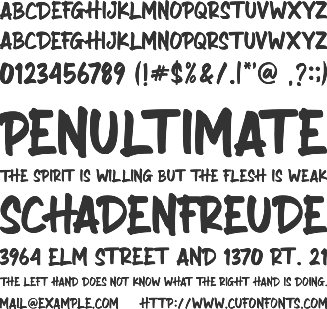 SUPER DISCOUNT font preview