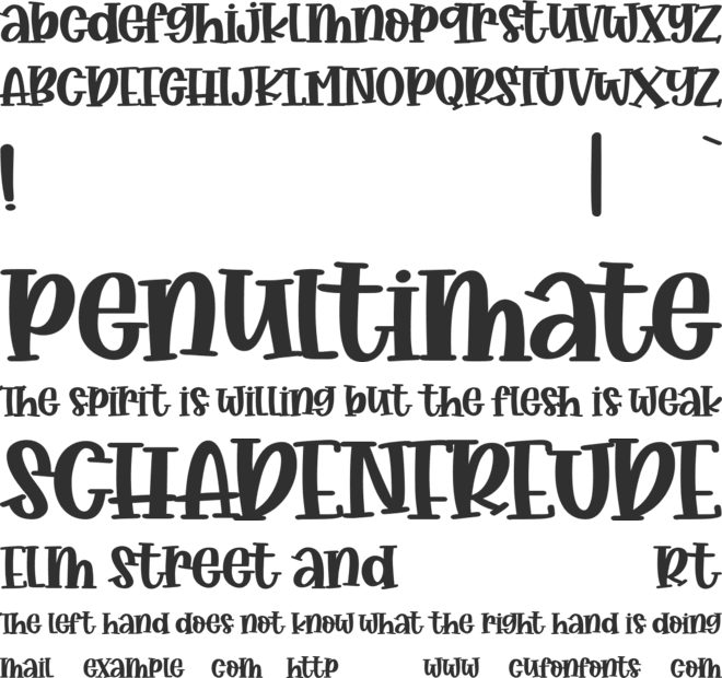 SweetValentines font preview